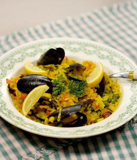A la Paella su jūros gėrybėmis￼