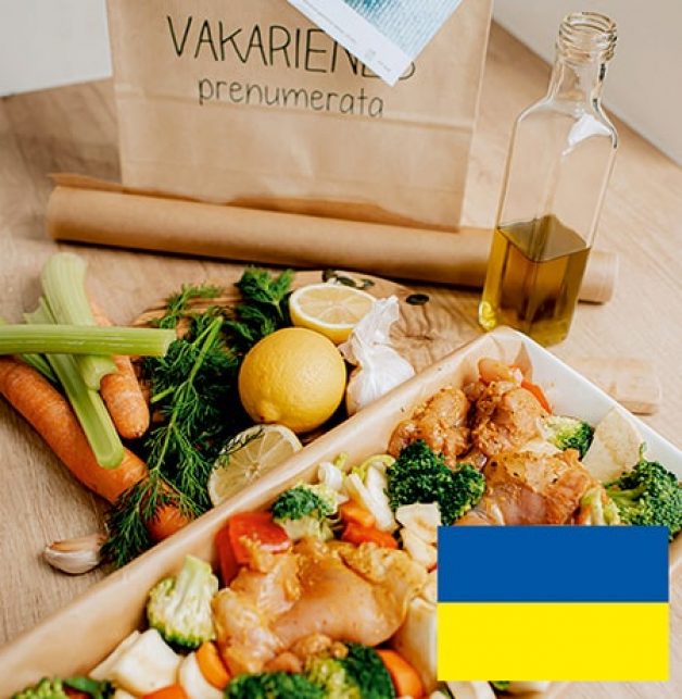 Vakarienė ukrainiečių šeimai